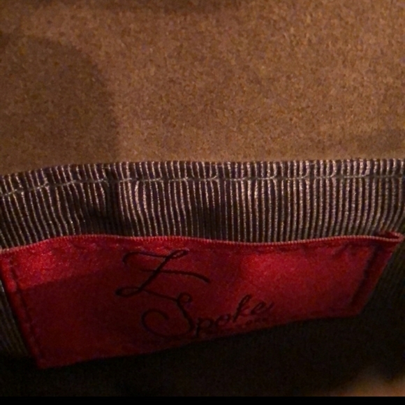 Zac Posen Z Spoke Brown Suede Purse - Picture 10 of 12